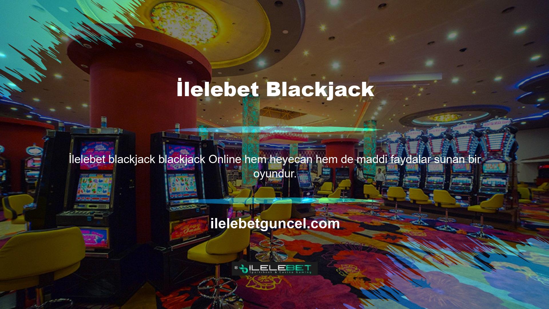 Çok sayıda blackjack oyunuyla bu casino sektördeki en olağanüstü seçeneklerden biridir